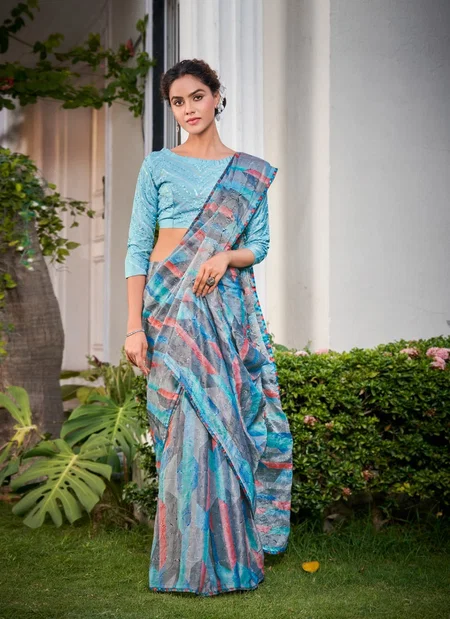 Sanika By Girnar Weaving Embroidery Work Saree Wholesale Online